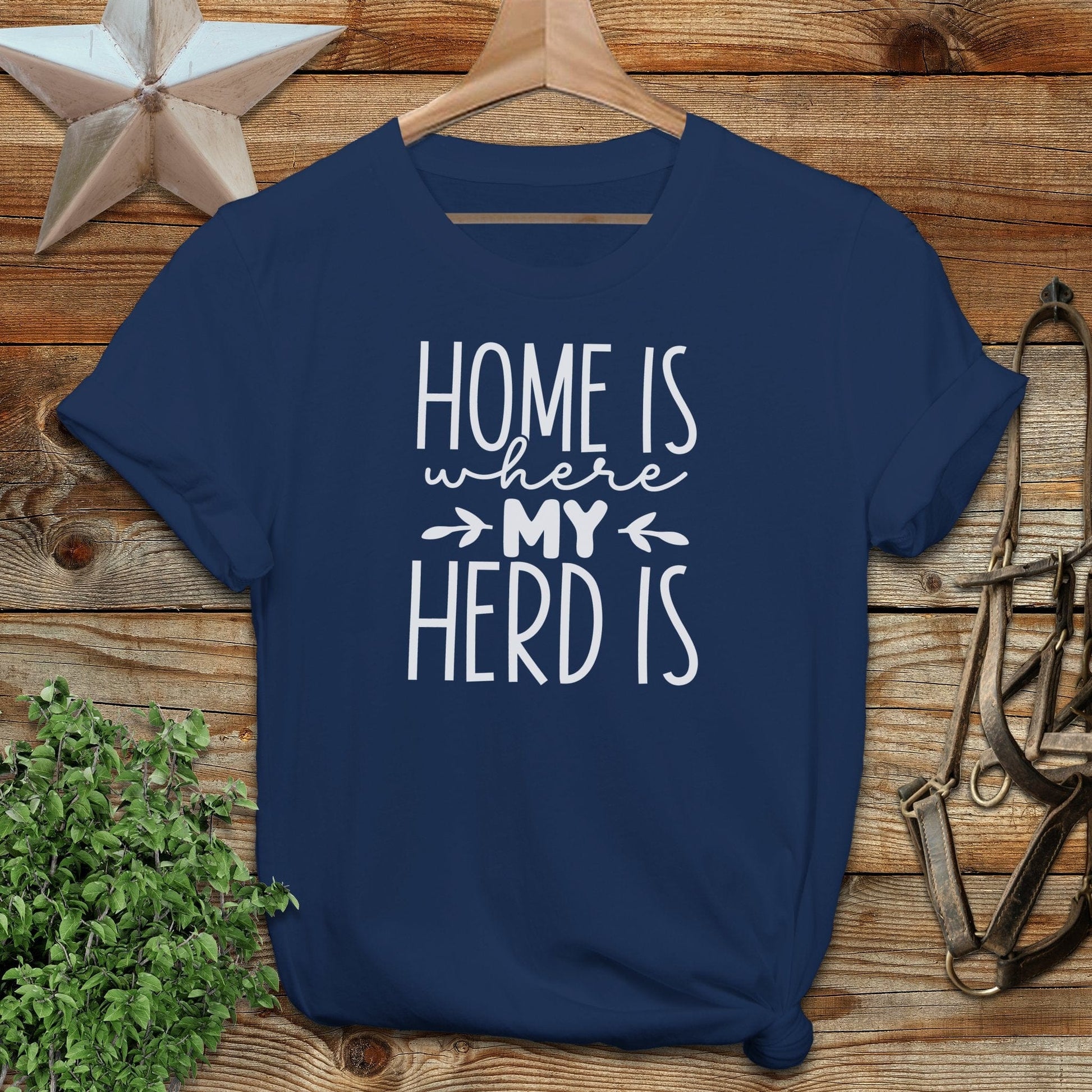 Home Is My Herd Softstyle Tee