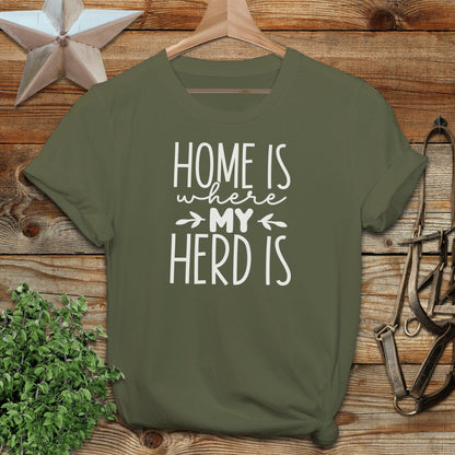 Home Is My Herd Softstyle Tee