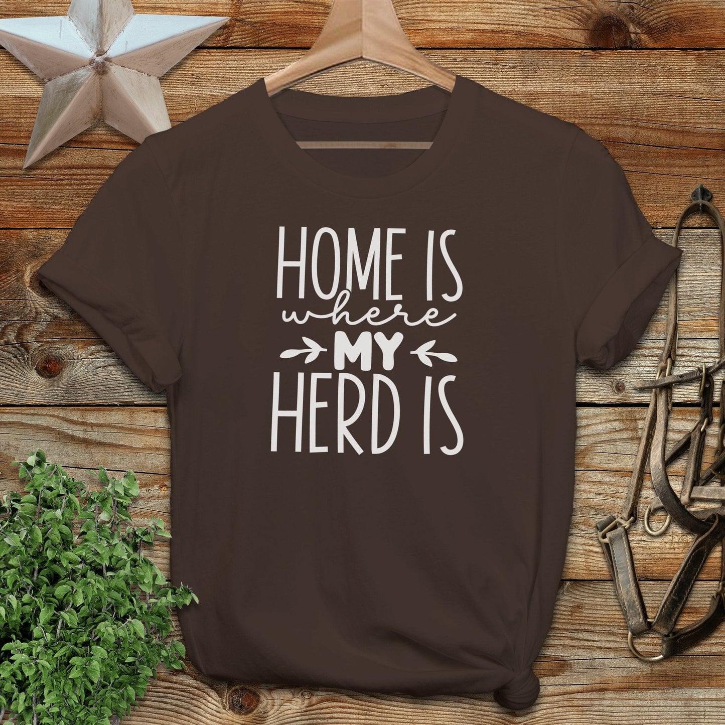 Home Is My Herd Softstyle Tee