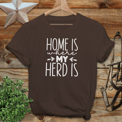 Home Is My Herd Softstyle Tee