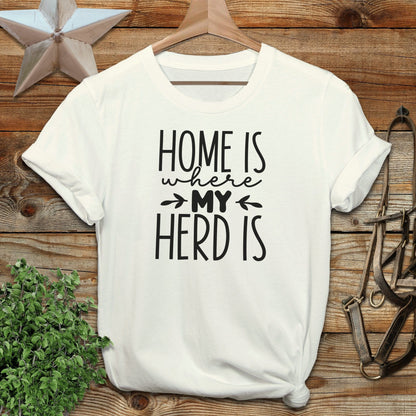 Home Is My Herd Softstyle Tee