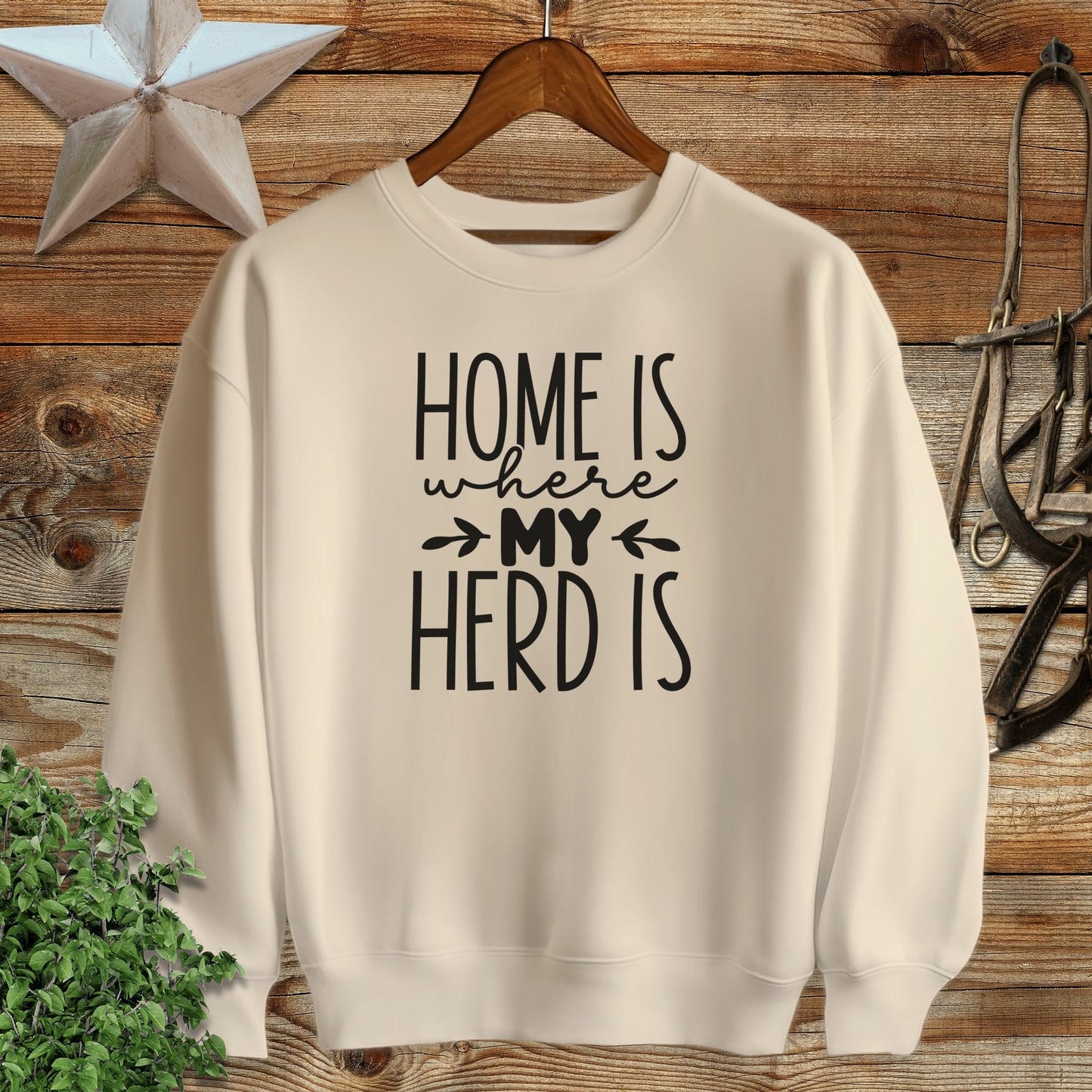 Home Is My Herd Sweatshirt