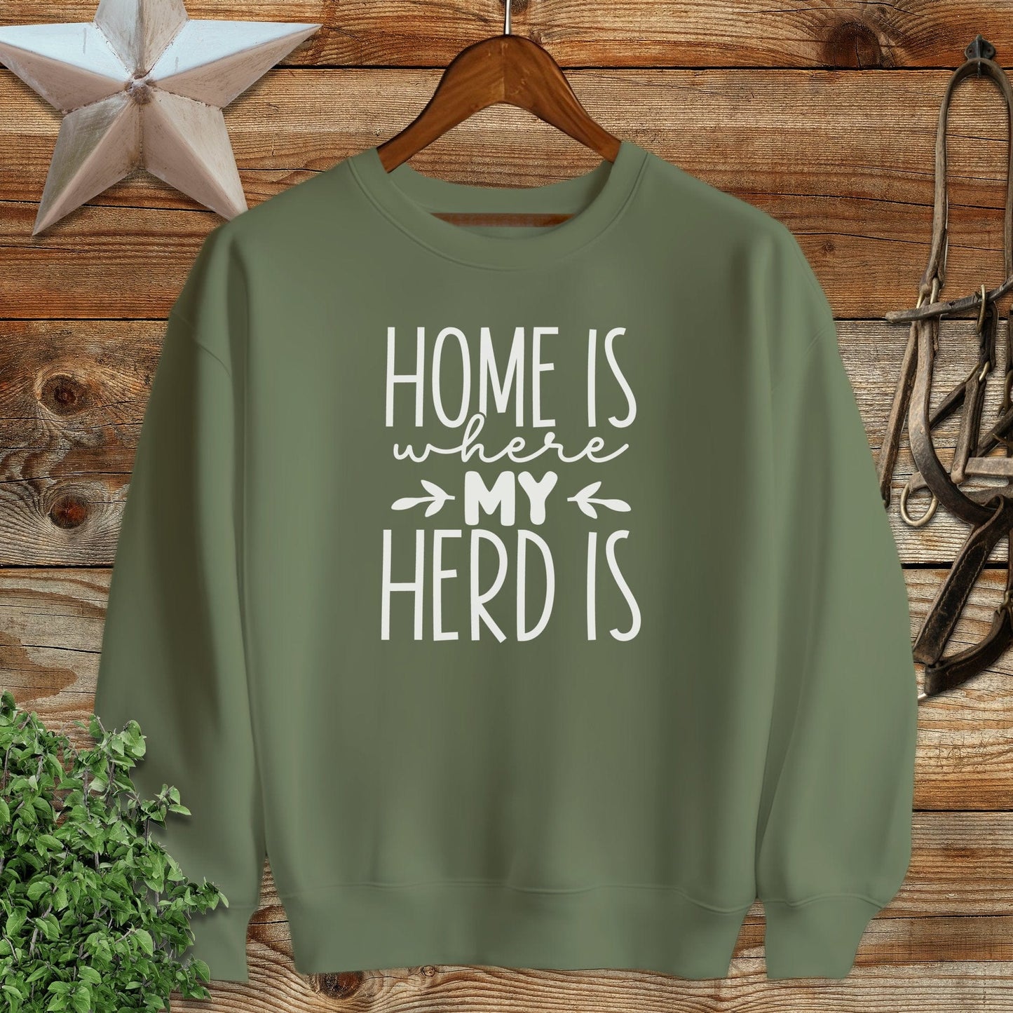 Home Is My Herd Sweatshirt