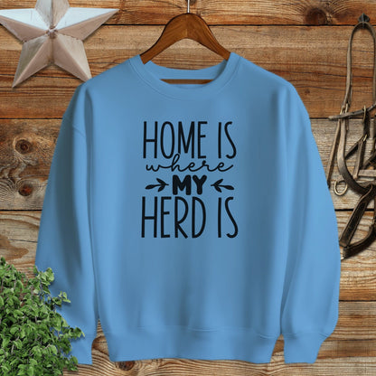 Home Is My Herd Sweatshirt
