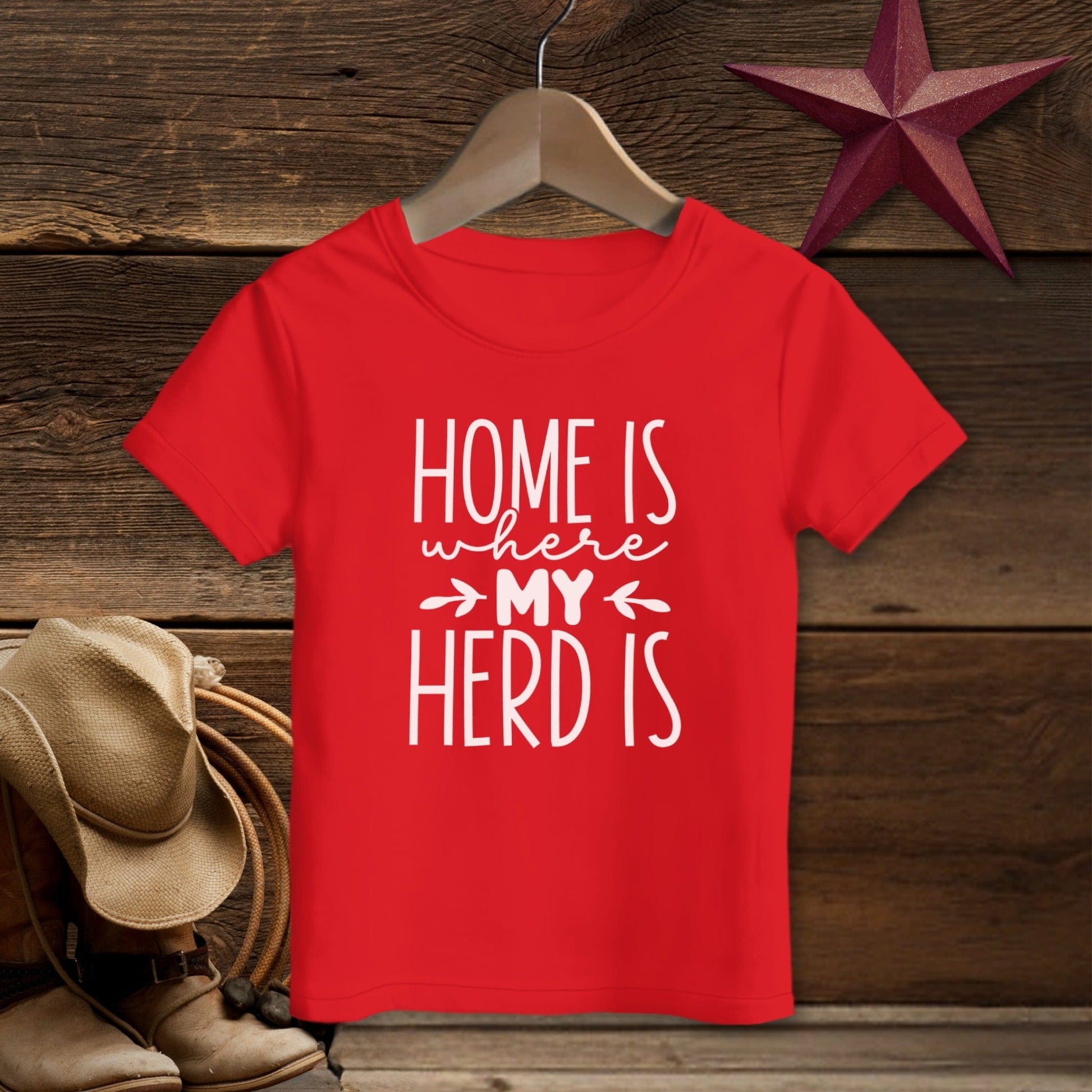 Home Is My Herd T-Shirt (Toddler)