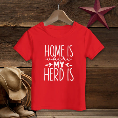 Home Is My Herd T-Shirt (Toddler)