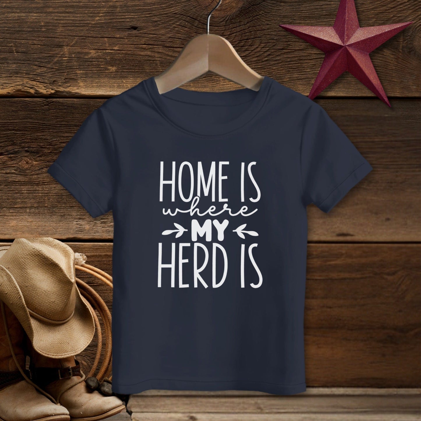 Home Is My Herd T-Shirt (Toddler)