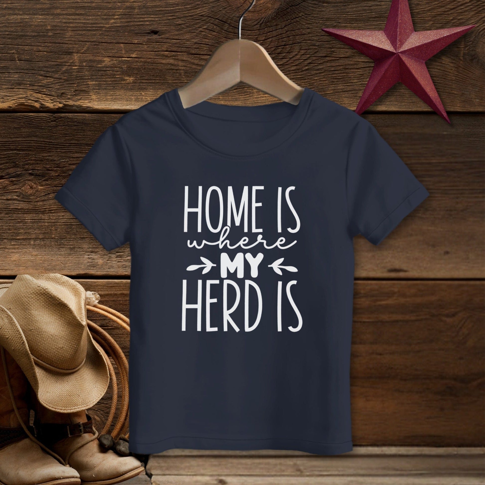 Home Is My Herd T-Shirt (Toddler)