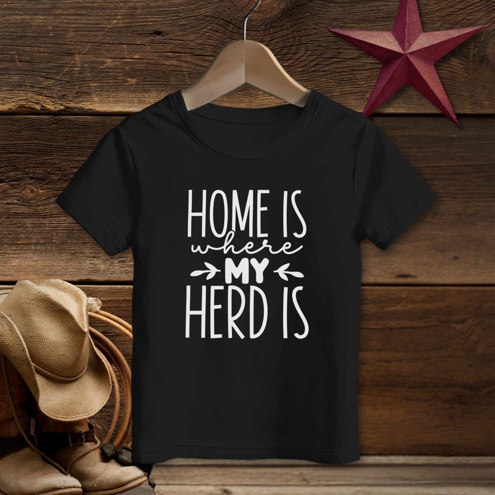 Home Is My Herd T-Shirt (Toddler)