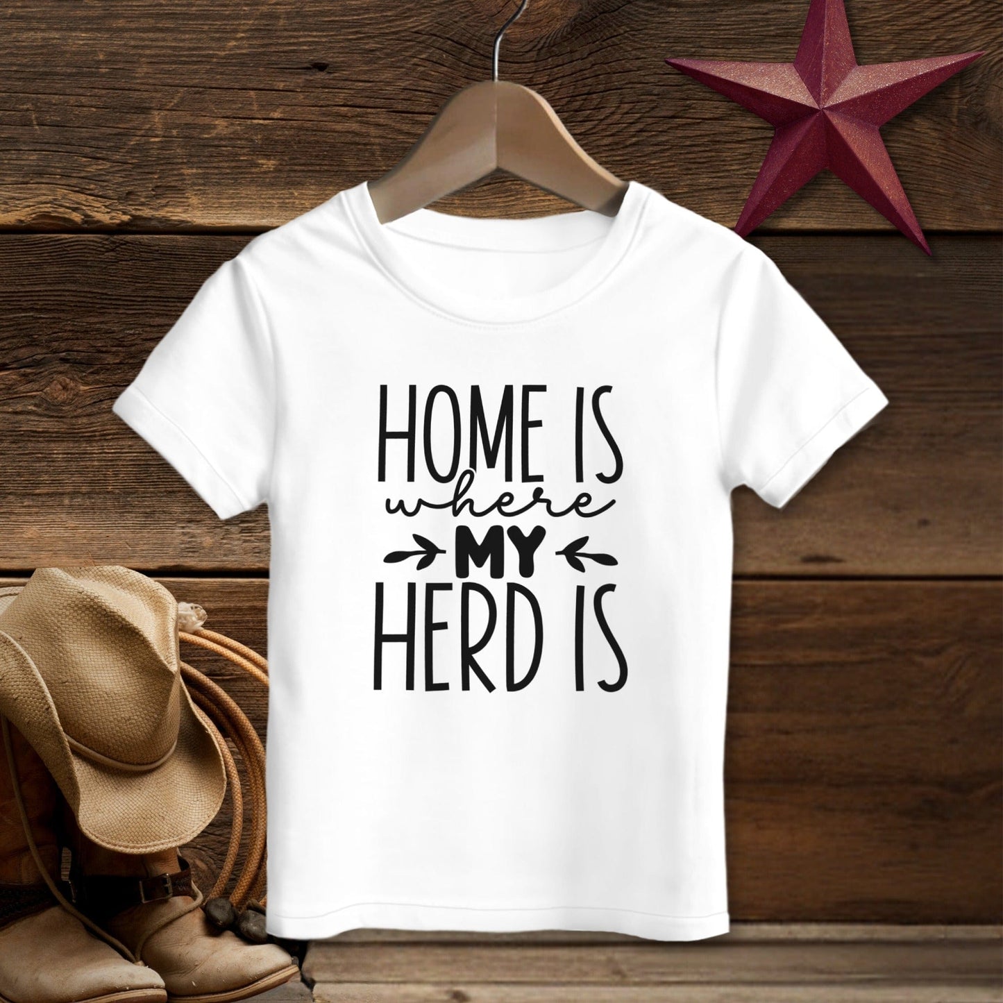 Home Is My Herd T-Shirt (Toddler)