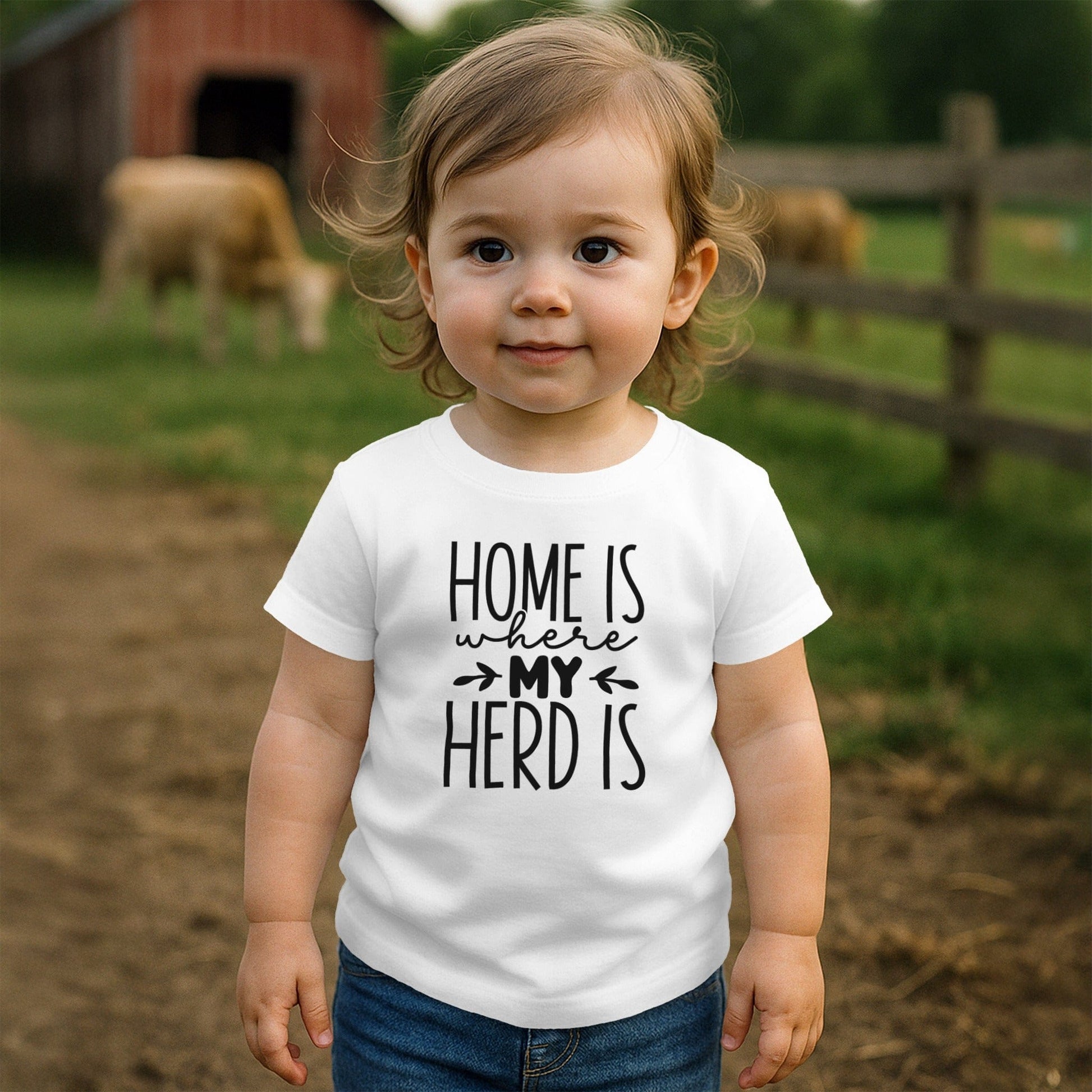 Home Is My Herd T-shirt (Toddler)