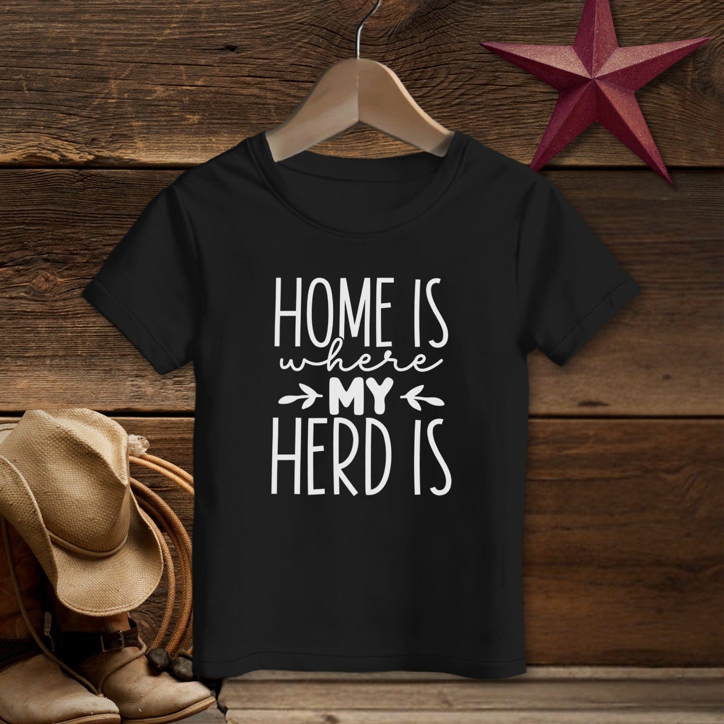 Home Is My Herd T-shirt (Toddler)
