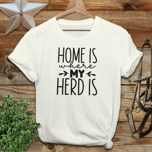 Home Is My Herd T-shirt