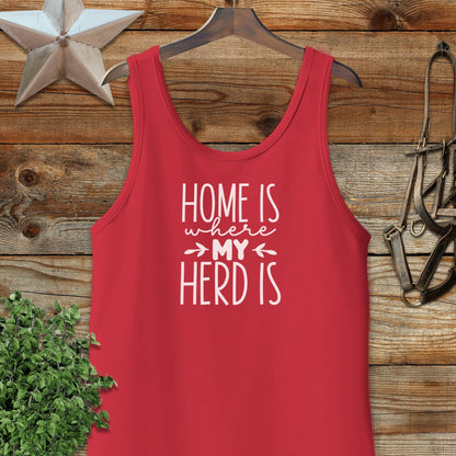 Home Is My Herd Tank Top