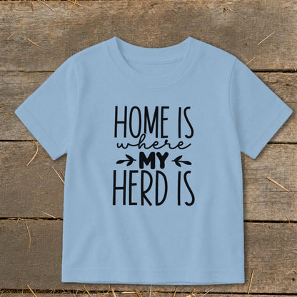 Home Is My Herd Toddler Tee