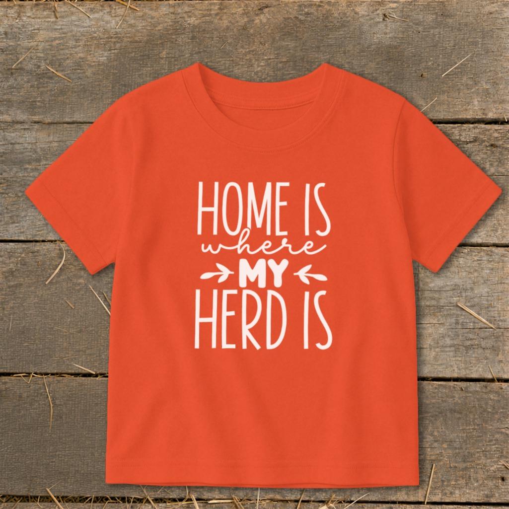 Home Is My Herd Toddler Tee