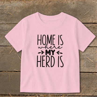 Home Is My Herd Toddler Tee