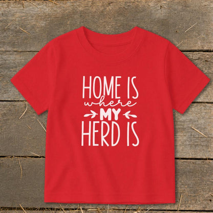 Home Is My Herd Toddler Tee