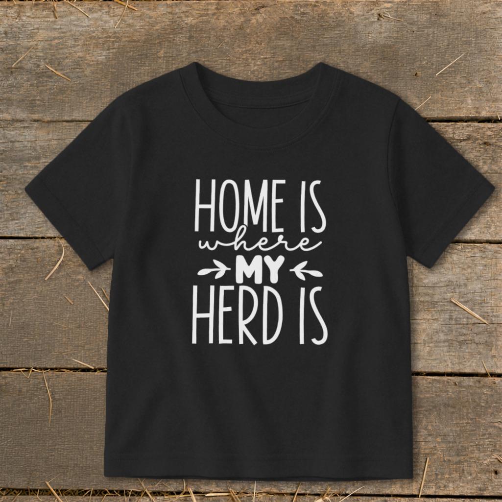 Home Is My Herd Toddler Tee