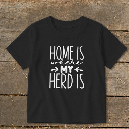 Home Is My Herd Toddler Tee