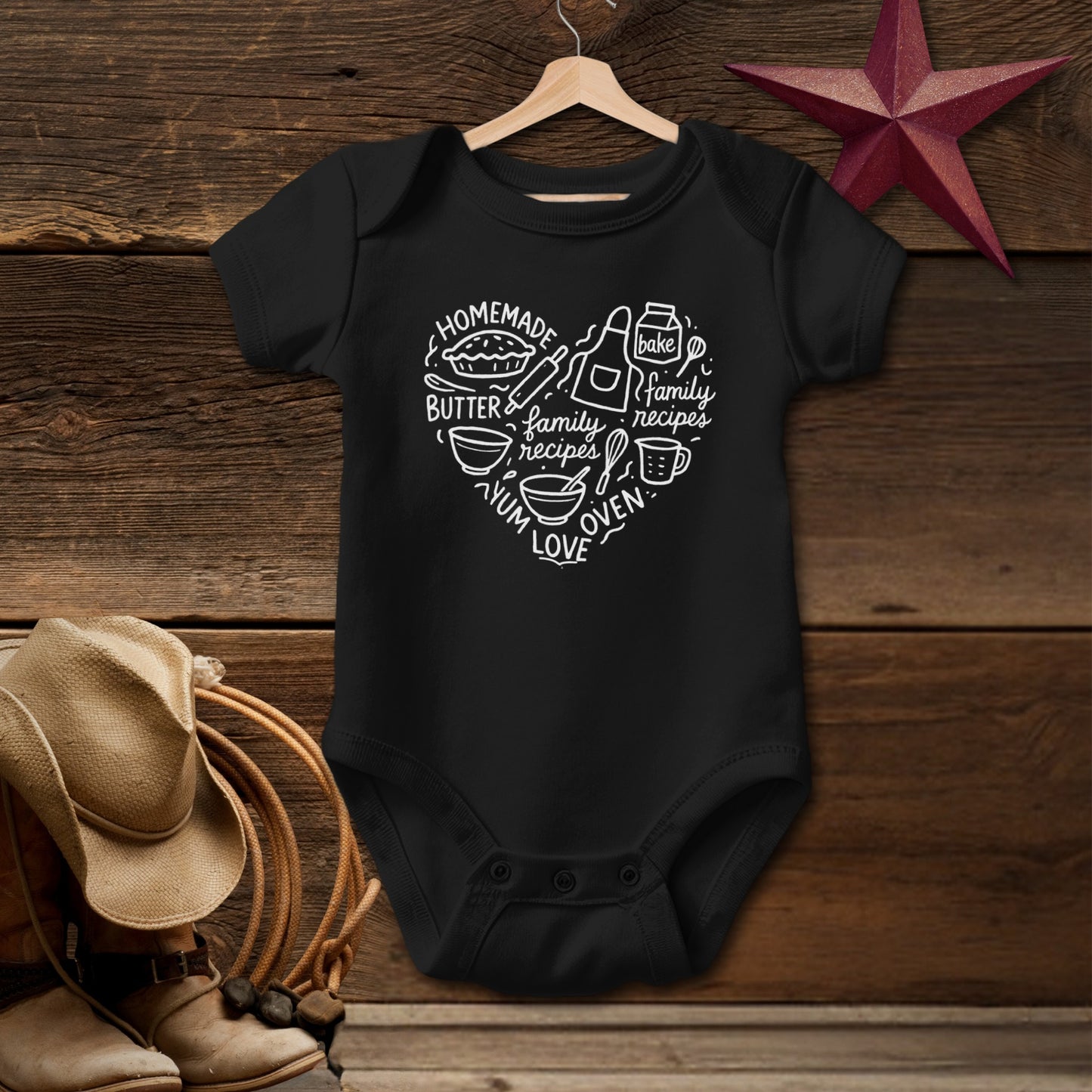 Homemade Heart Bodysuit (Baby)