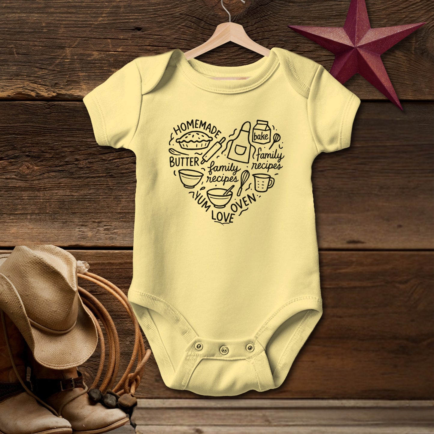 Homemade Heart Bodysuit (Baby)