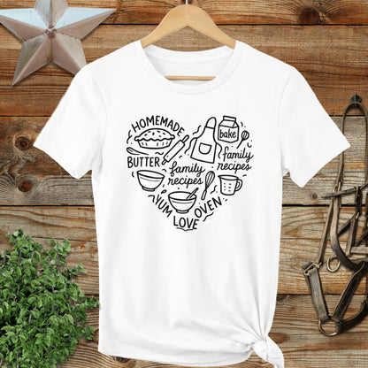 Homemade Heart Ladies Tee