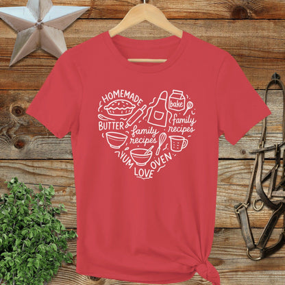 Homemade Heart Ladies Tee
