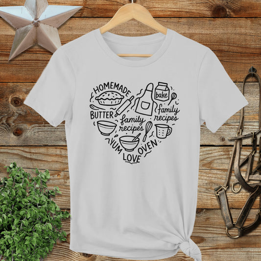 Homemade Heart Ladies Tee
