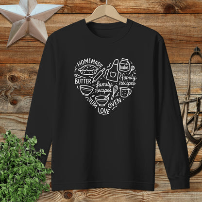 Homemade Heart Long Sleeve Tee