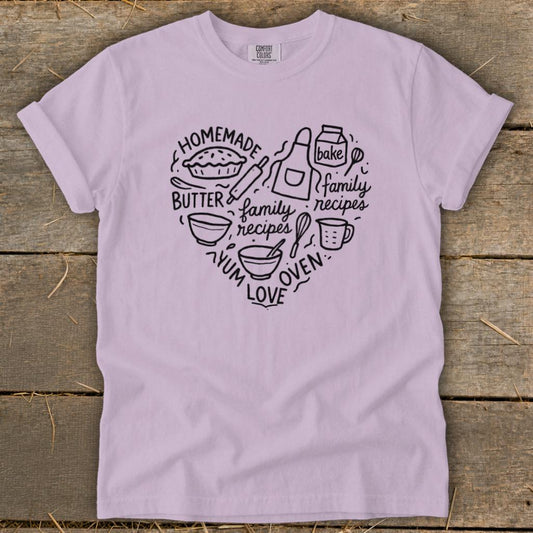 Homemade Heart Signature Tee - Orchid