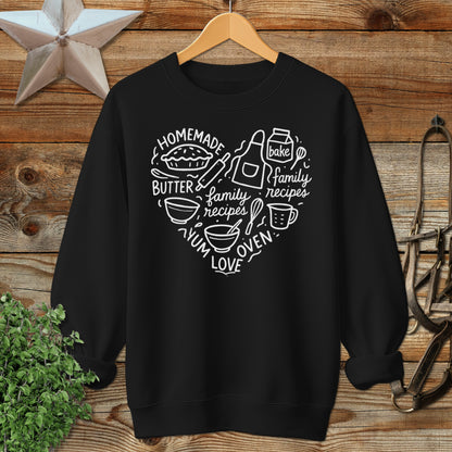 Homemade Heart Sweatshirt