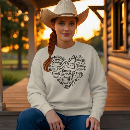 Homemade Heart Sweatshirt