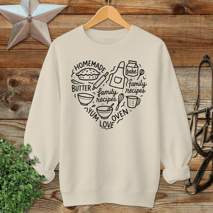 Homemade Heart Sweatshirt
