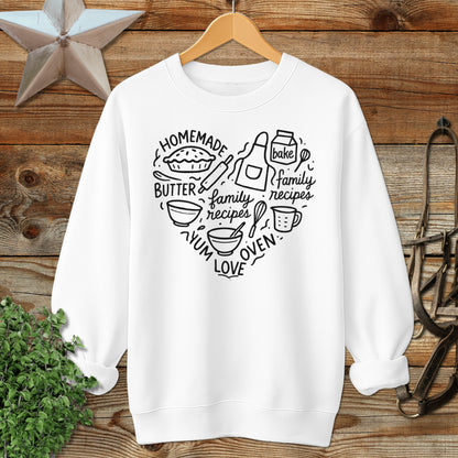Homemade Heart Sweatshirt
