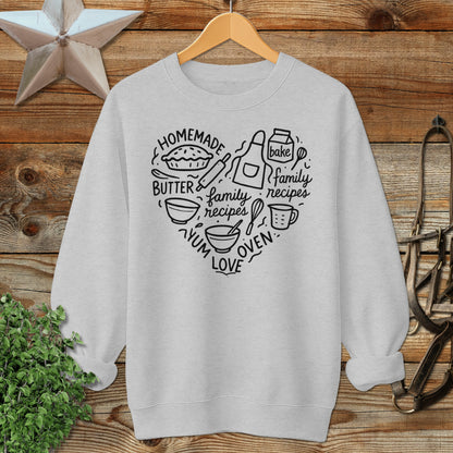 Homemade Heart Sweatshirt