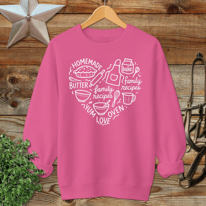 Homemade Heart Sweatshirt