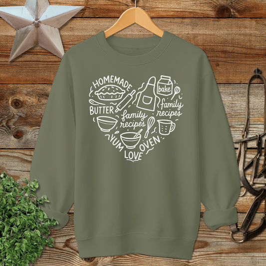 Homemade Heart Sweatshirt