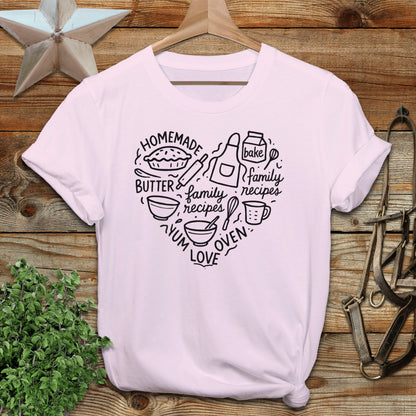 Homemade Heart T-shirt