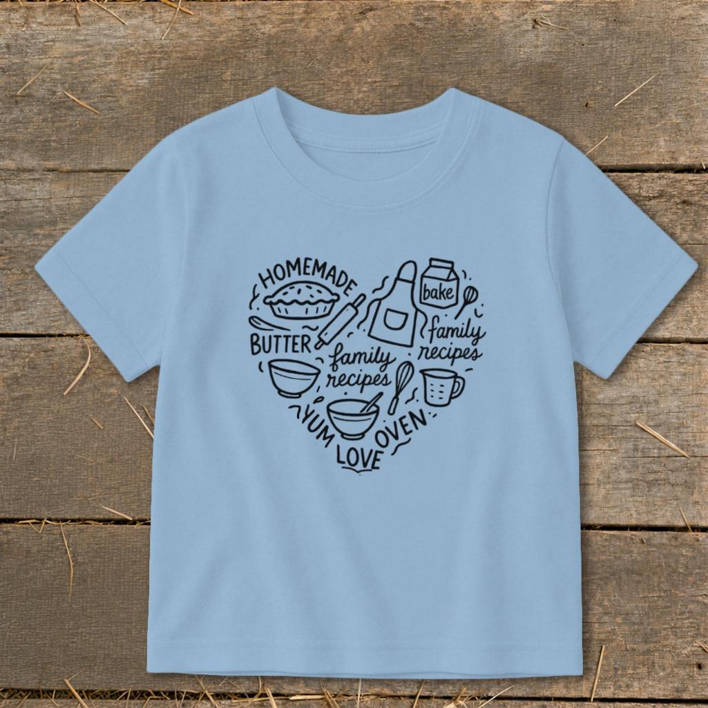 Homemade Heart Toddler Tee