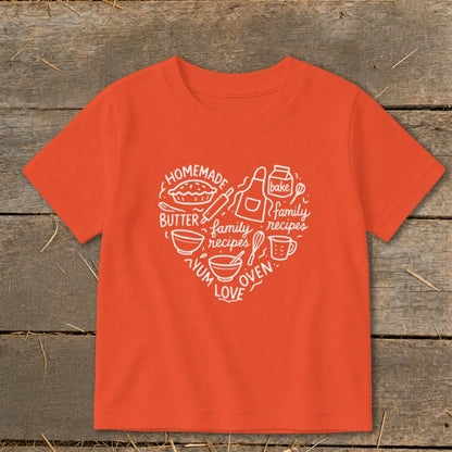Homemade Heart Toddler Tee