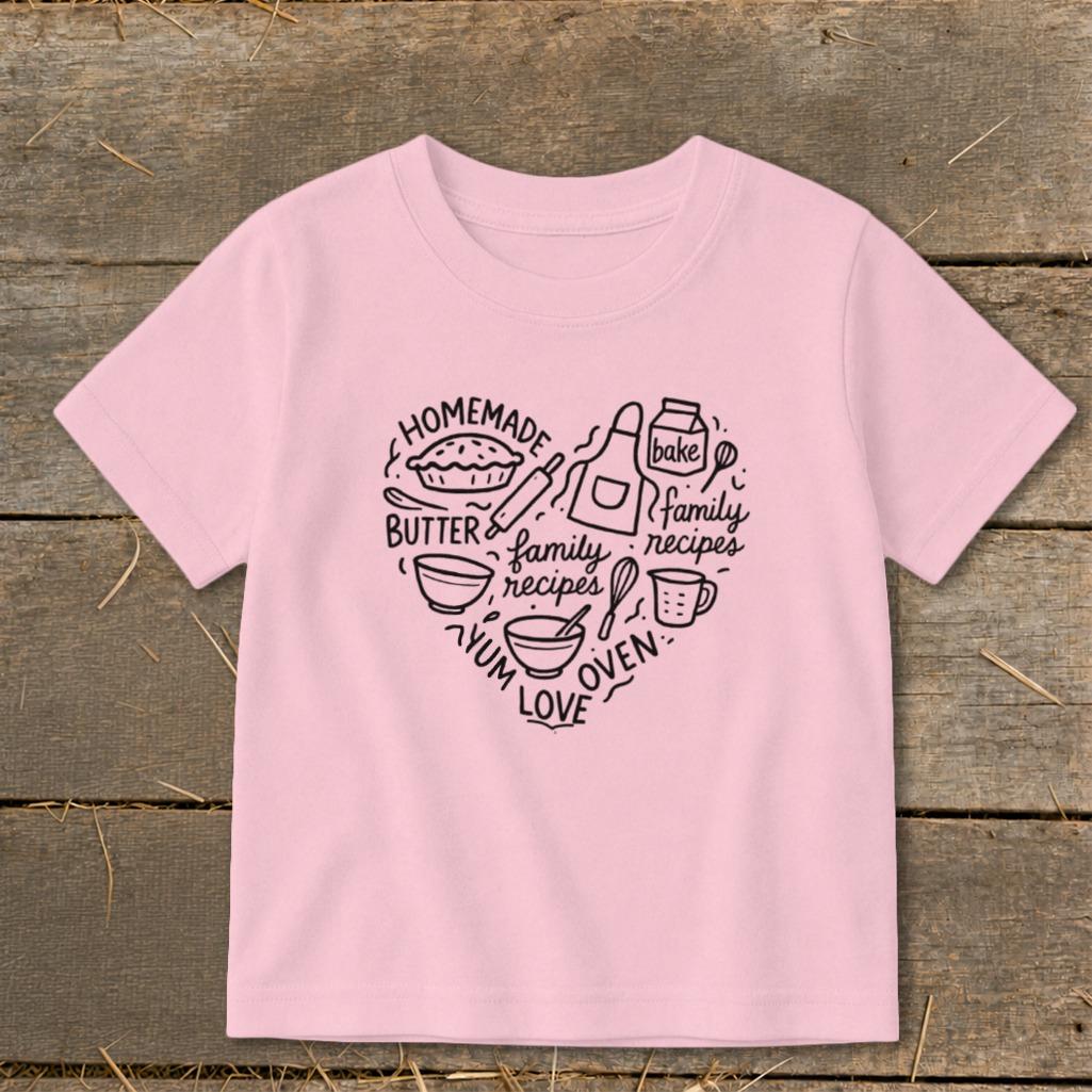 Homemade Heart Toddler Tee