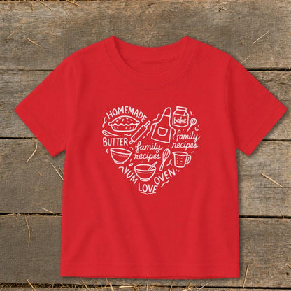 Homemade Heart Toddler Tee