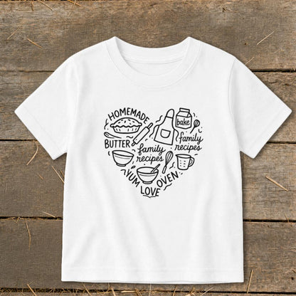 Homemade Heart Toddler Tee