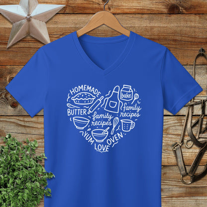 Homemade Heart V-neck