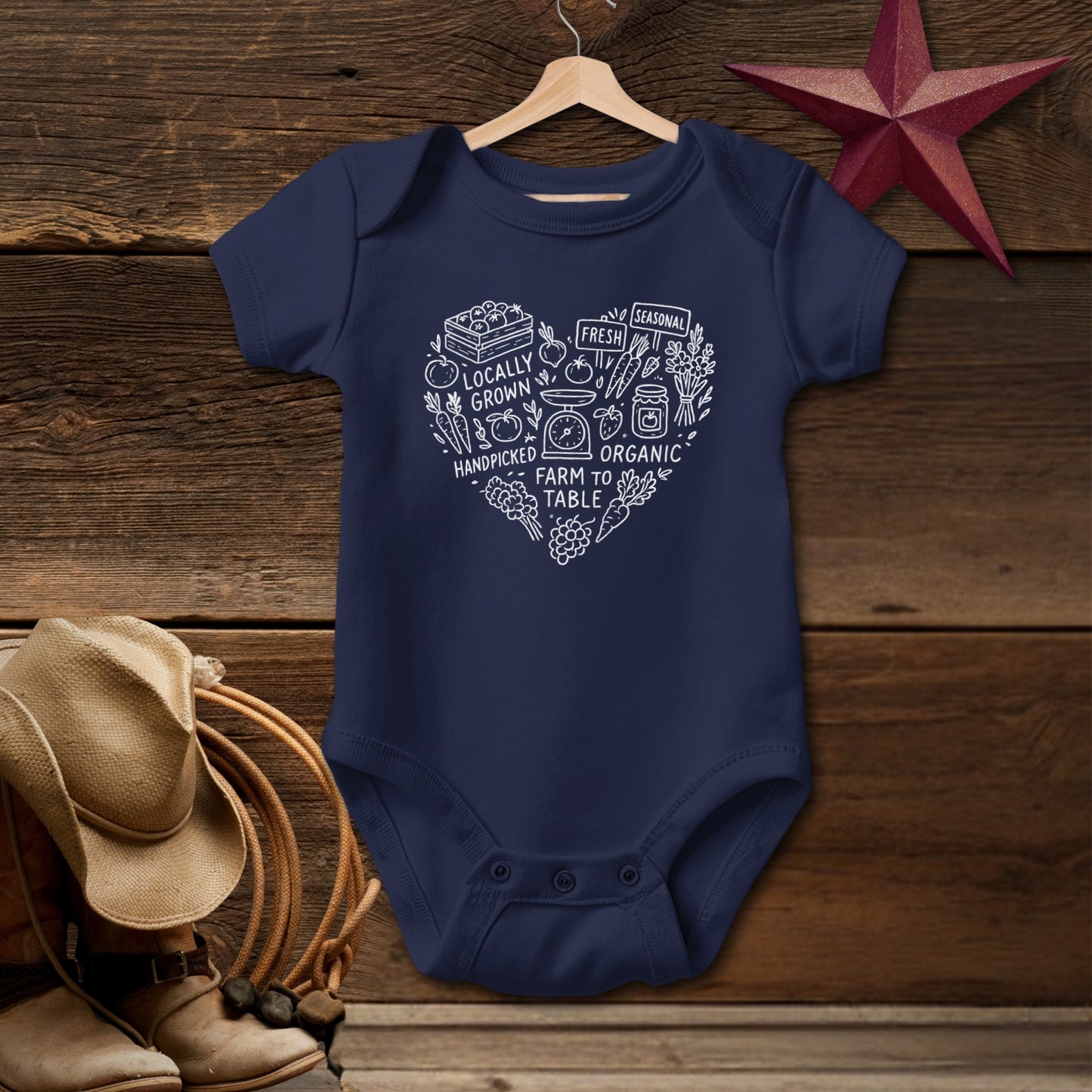 Homestead Heart Bodysuit (Baby)