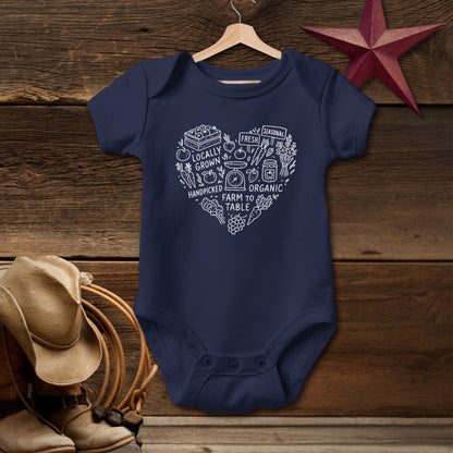 Homestead Heart Bodysuit (Baby)