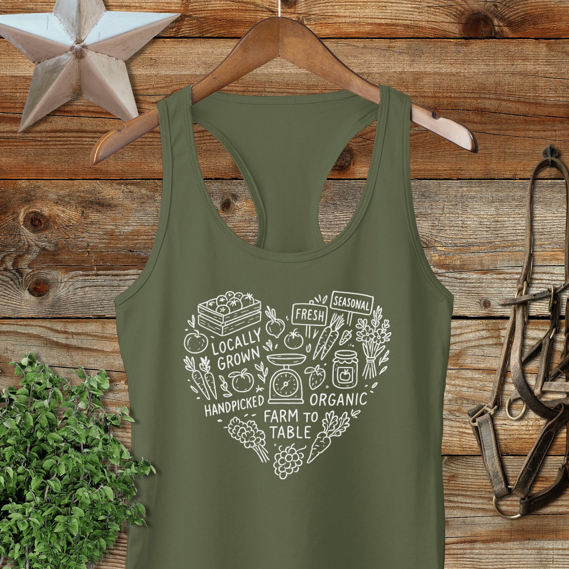 Homestead Heart Racerback Tank