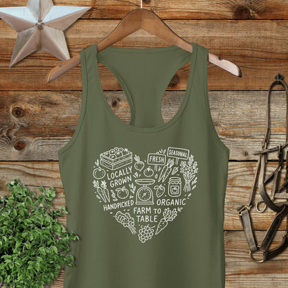 Homestead Heart Racerback Tank