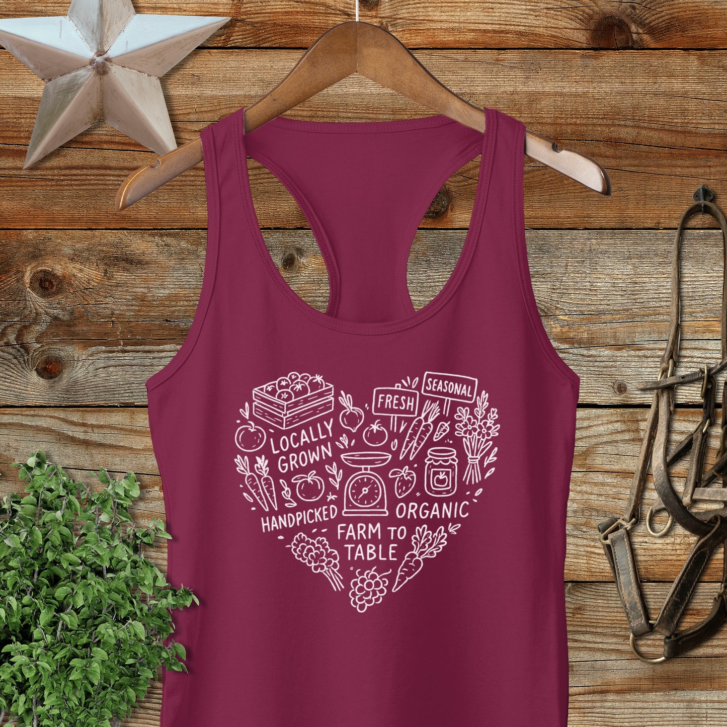 Homestead Heart Racerback Tank